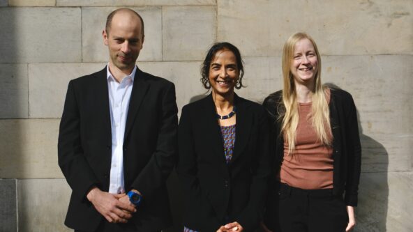 ERCS Legal Director Ben Christman, Chief Officer Shivali Fifield and In-house Solicitor Kate Smith by Eloise Bishop.